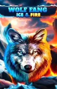 Wolf Fang slot with ice and fire themed wolf head