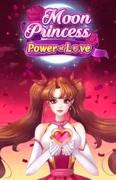 Moon Princess slot with anime girl holding heart