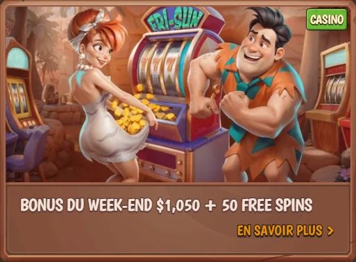 Bonus week-end 1050 $ + 50 tours, femme à la machine