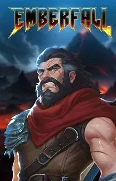 Emberfall slot cover with warrior and red scarf